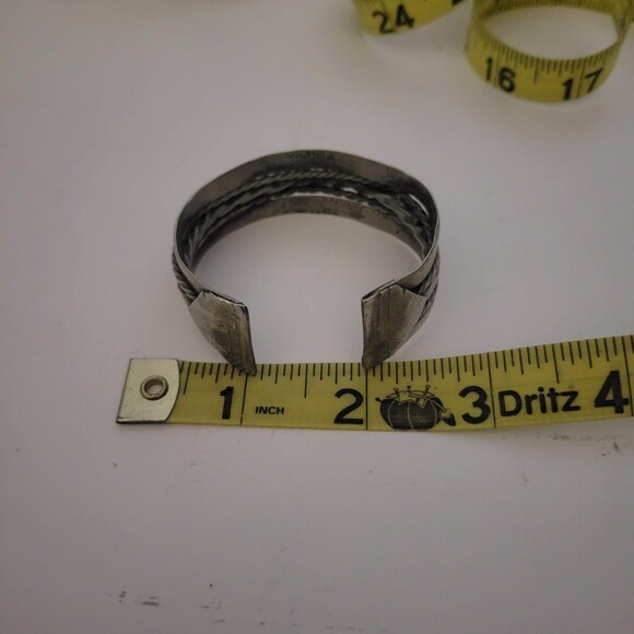 Vintage Bedouin Braided Cuff Bracelet - Picture 6 of 8